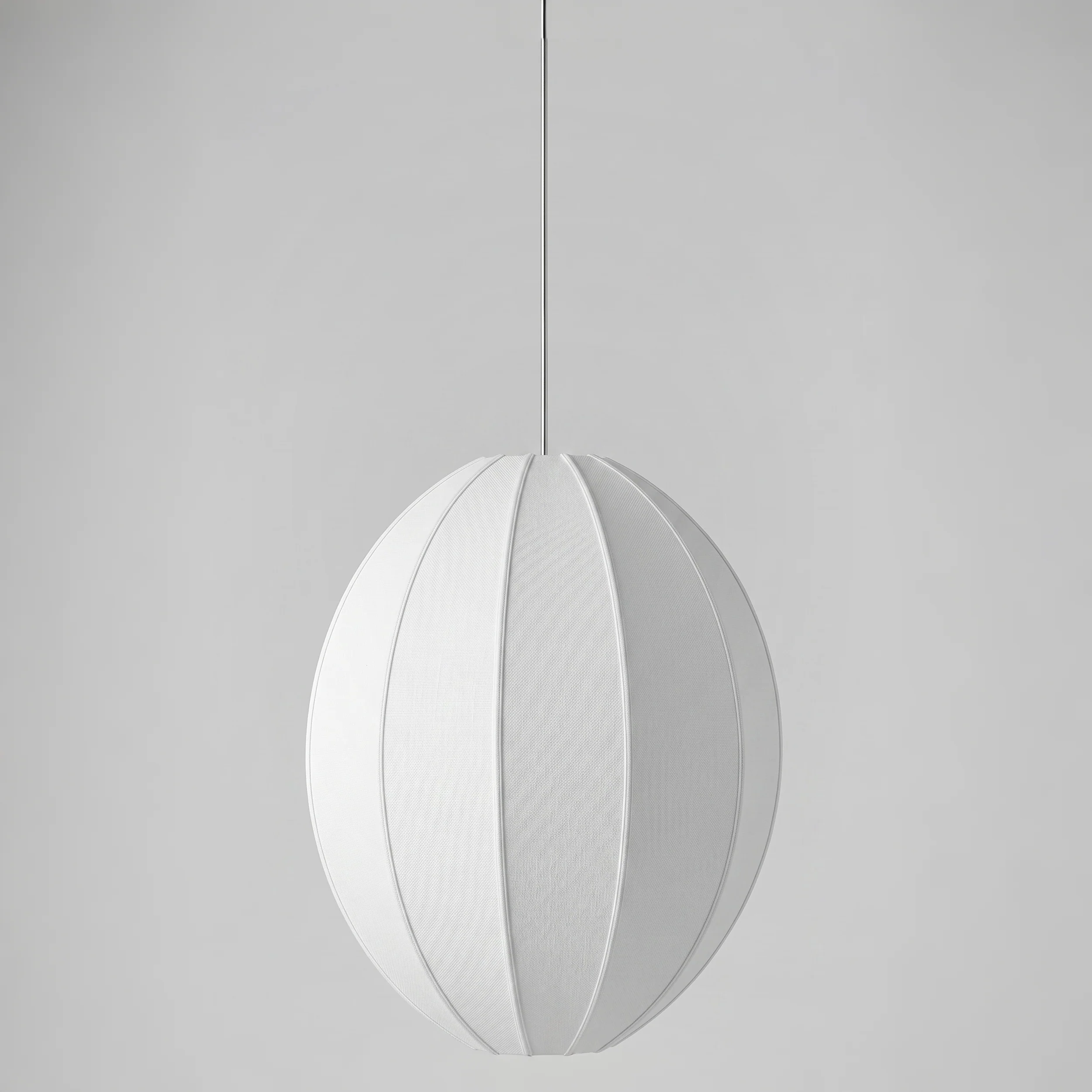 Luminária Pendente Clássica Minimalista Tecido Metal Ozzun - Image 5