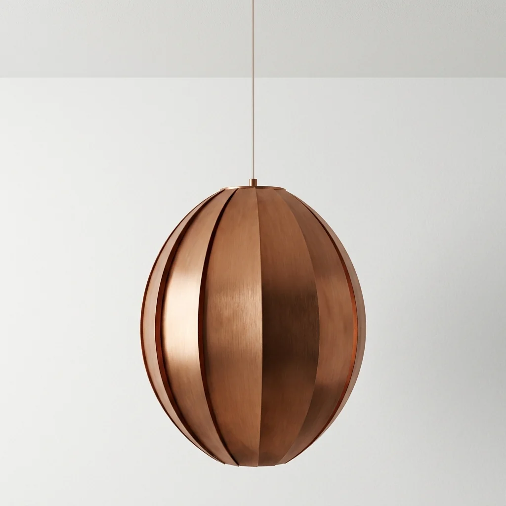Luminária Pendente Clássica Minimalista Tecido Metal Ozzun - Image 6