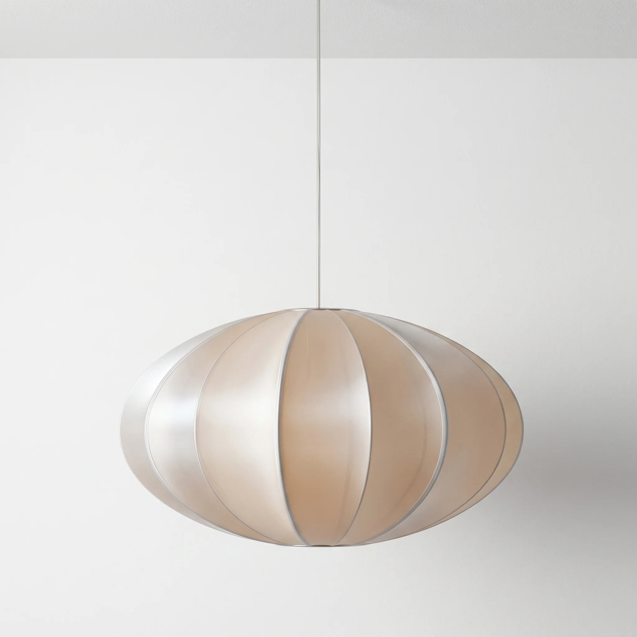 Luminária Pendente Clássica Minimalista Tecido Metal Ozzun - Image 8