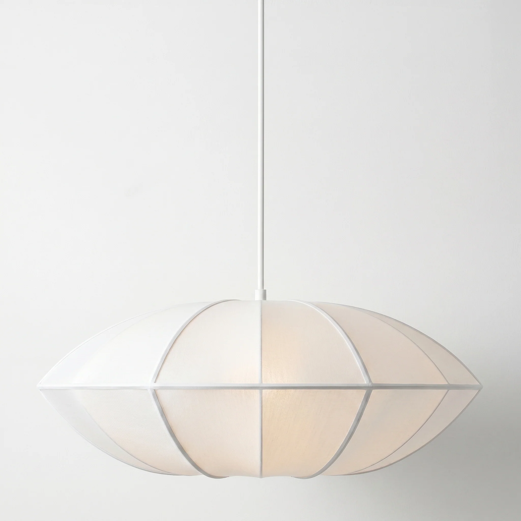 Luminária Pendente Clássica Minimalista Tecido Metal Ozzun - Image 9