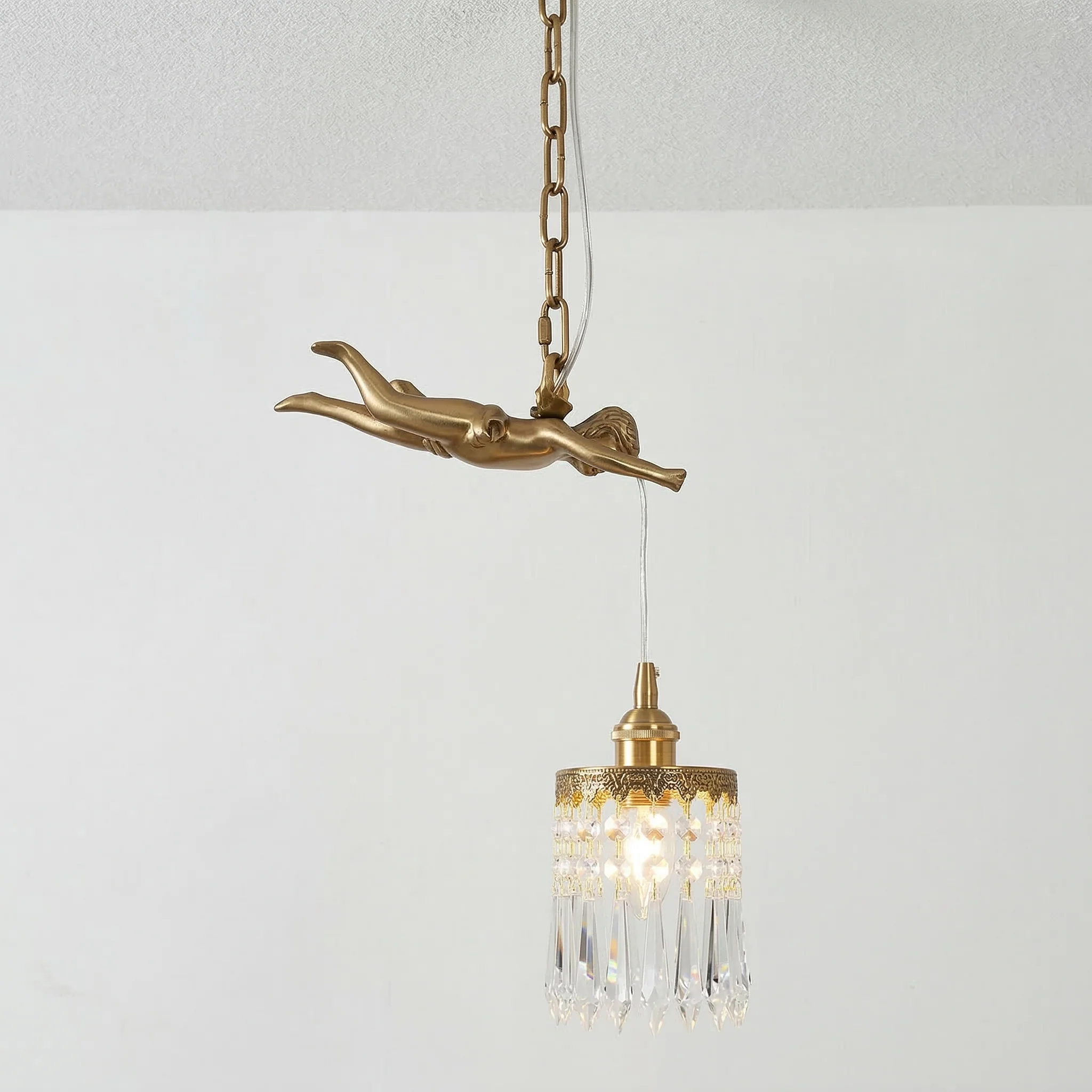 Luminária Pendente Clássico Retrô Vintage Vidro Metal Namur - Image 2