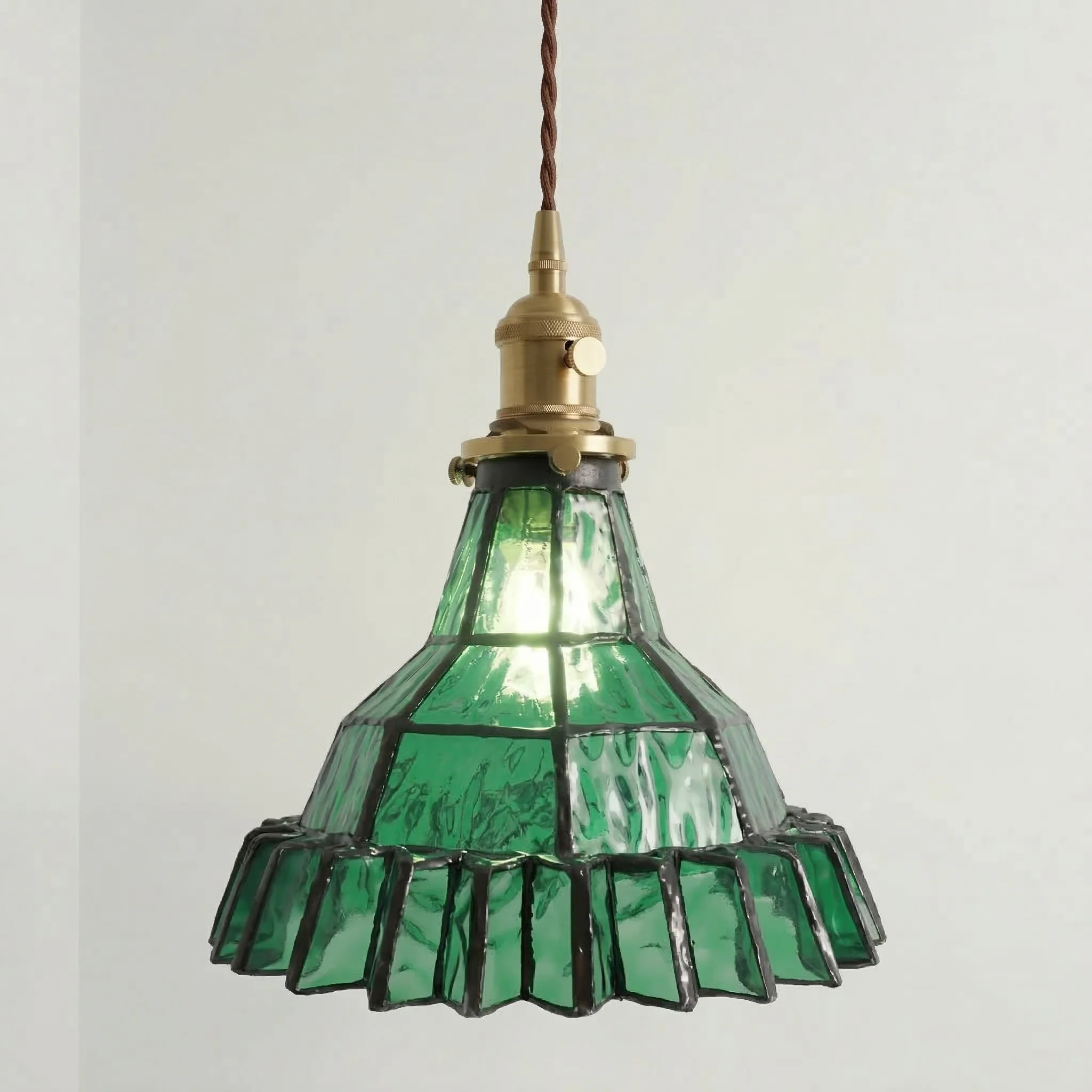 Luminária Pendente Clássico Retrô Vintage Vidro Metal Pézenas - Image 3