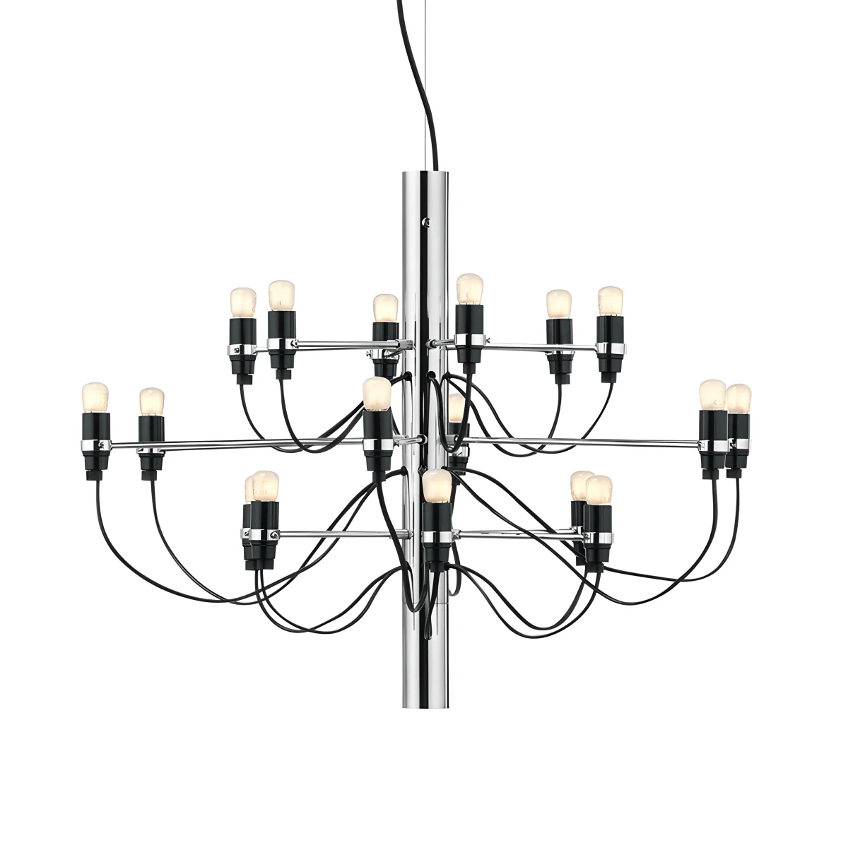Luminária Pendente Moderno Clássico Metal Preto Sona - Image 3