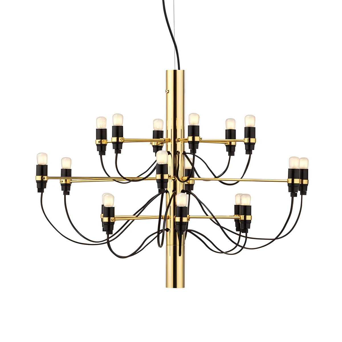 Luminária Pendente Moderno Clássico Metal Preto Sona - Image 5