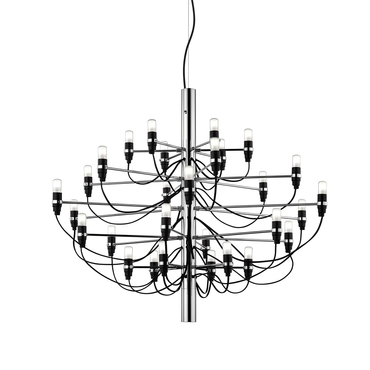 Luminária Pendente Moderno Clássico Metal Preto Sona - Image 6