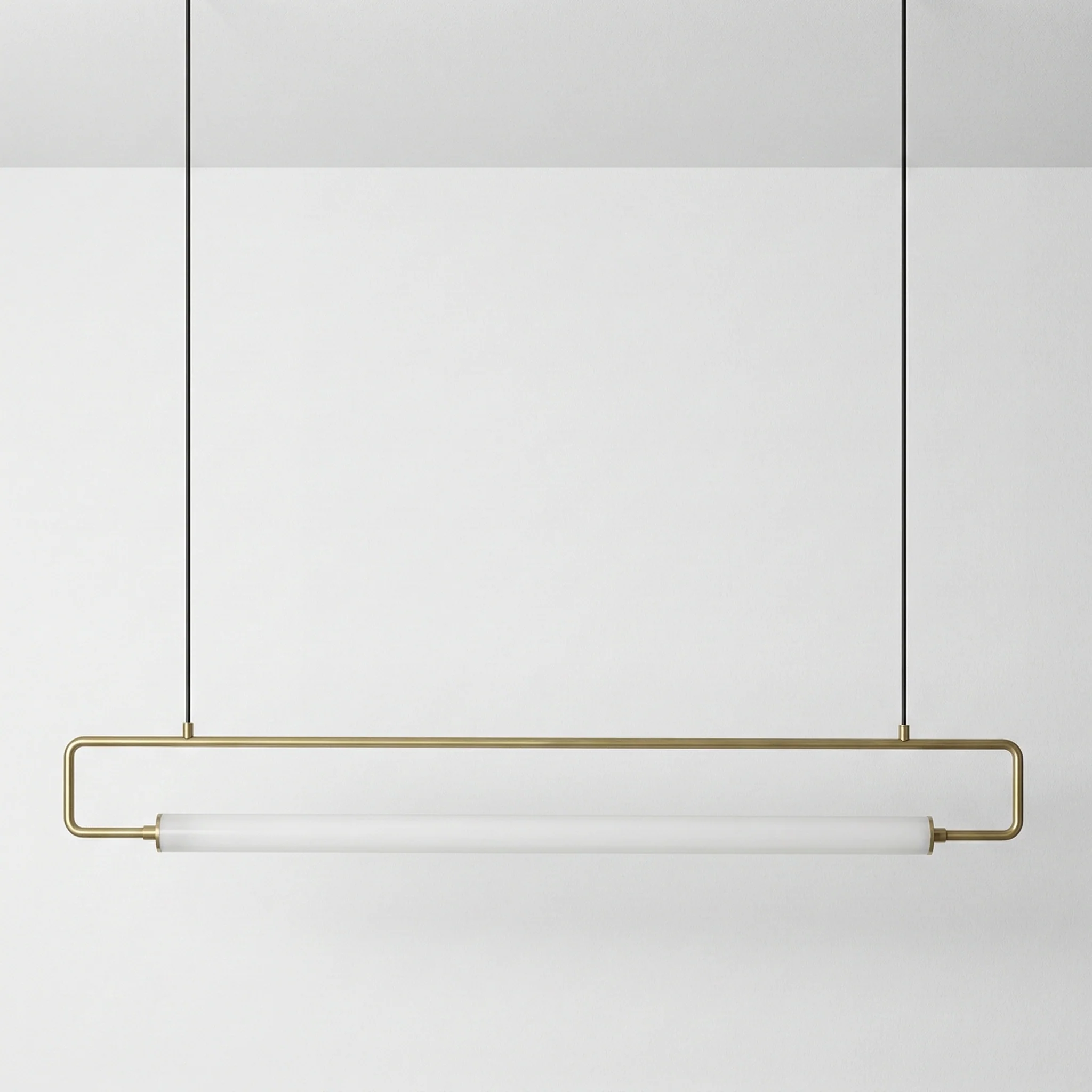 Luminária Pendente Minimalista Moderno Metal Linear LED Durbuy - Image 2
