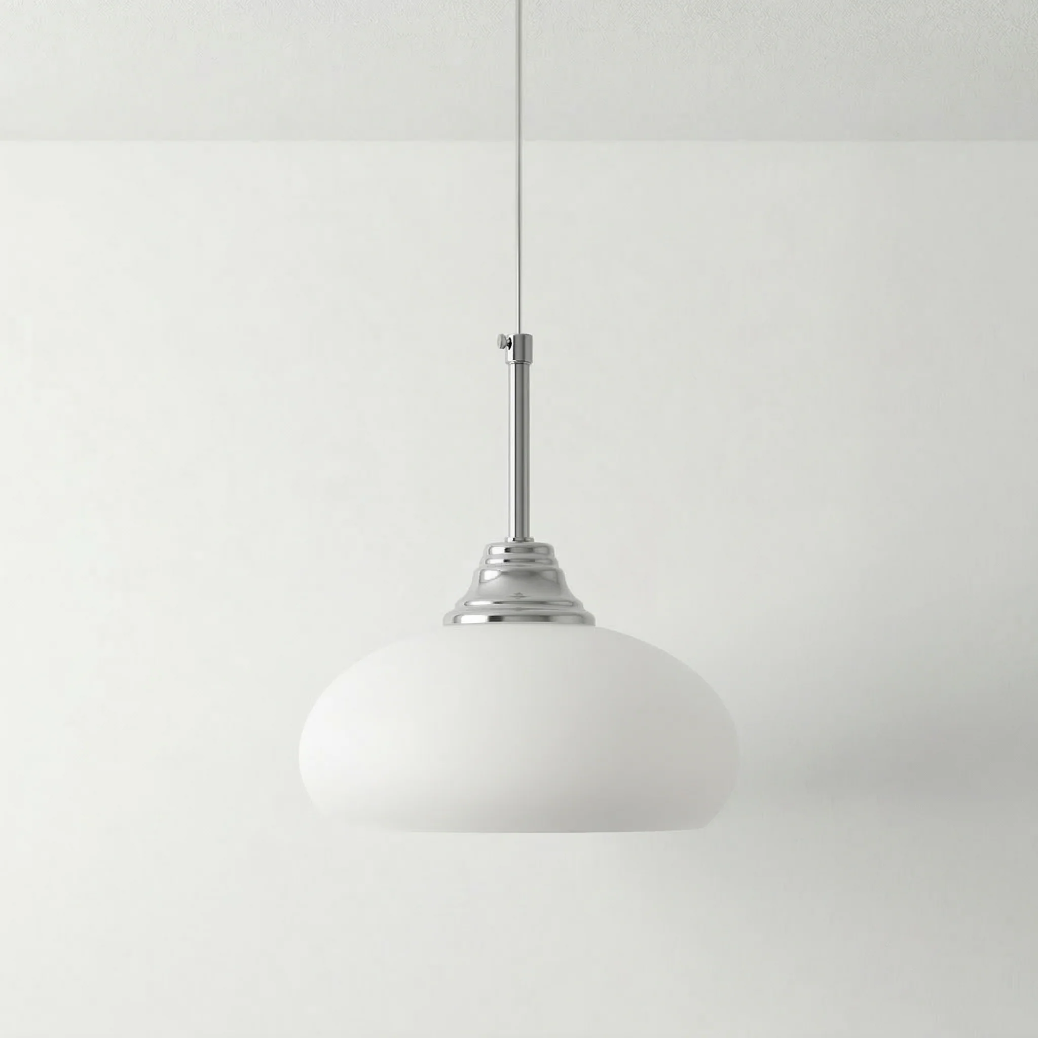 Luminária Pendente Moderno Minimalista Vidro Metal Globo Lady - Image 3
