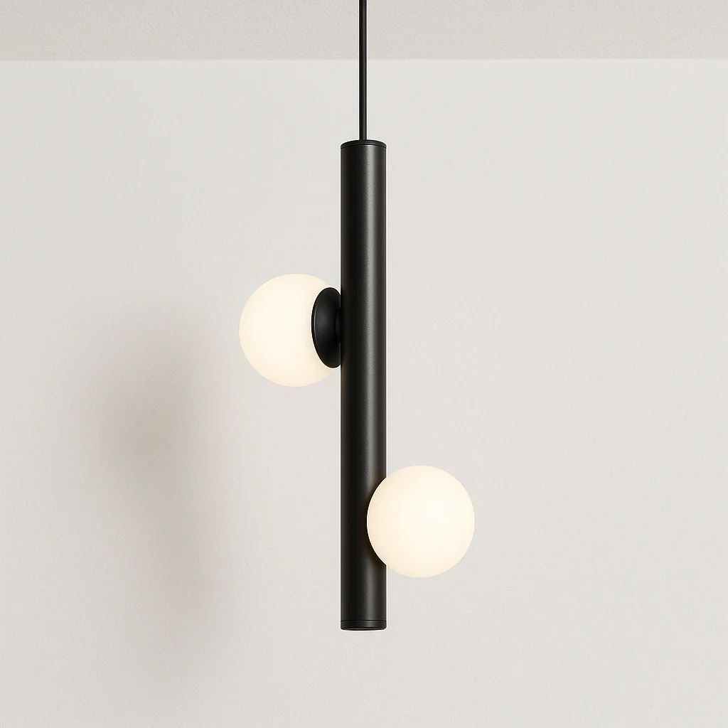 Luminária Pendente Moderno Minimalista Vidro Metal Globos LED Goal Less