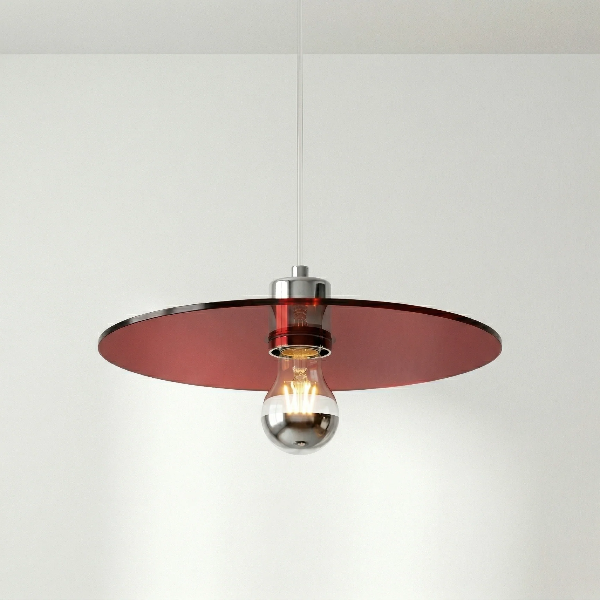 Luminária Pendente Moderno Minimalista Acrílico Metal Molise - Image 3