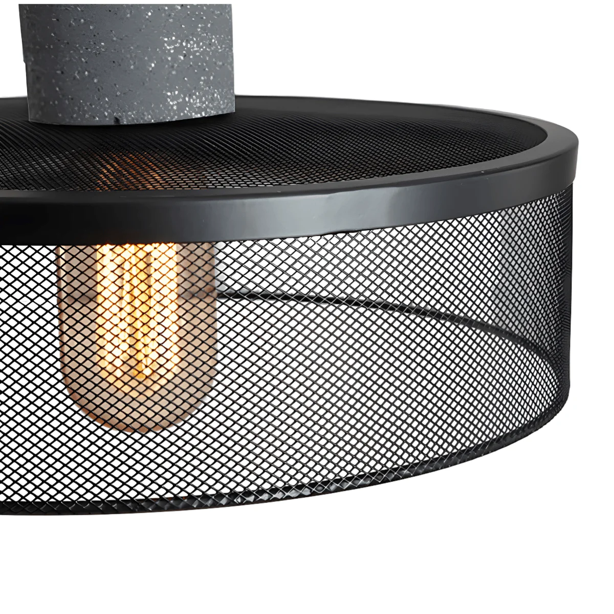 Luminária Pendente Industrial Retrô Vintage Granilite Metal Granilite Aramado Razzi - Image 8