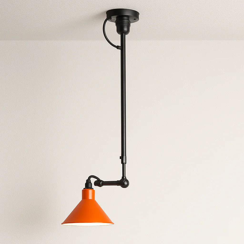 Luminária Pendente Moderna Minimalista Articulada Metal Wata - Image 14