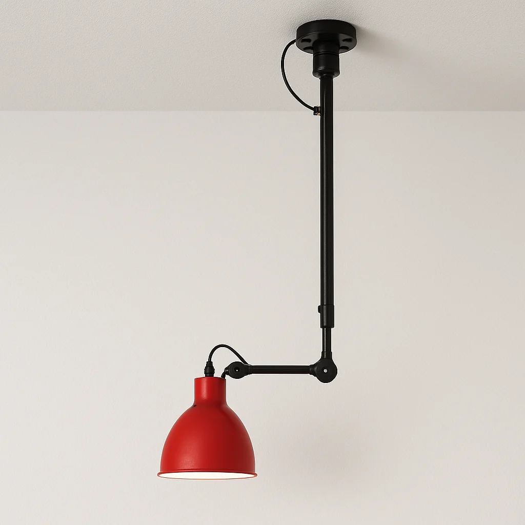 Luminária Pendente Moderna Minimalista Articulada Metal Wata - Image 5