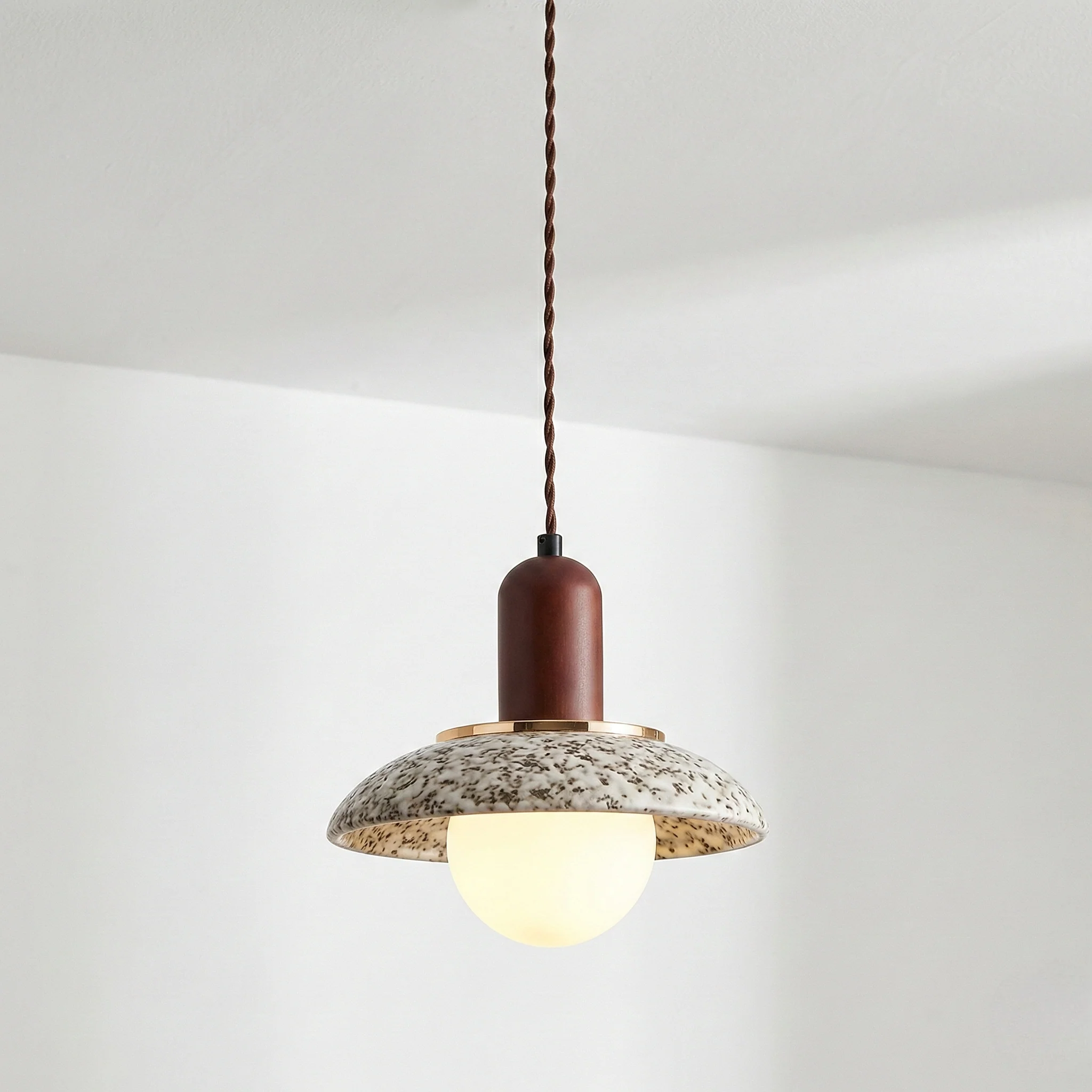 Luminária Pendente Moderna Minimalista Cerâmica Retrô Talas - Image 2