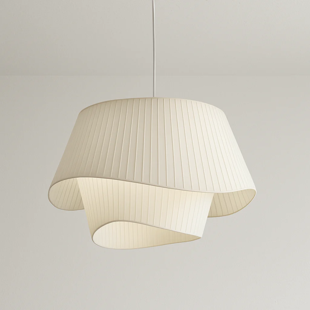 Luminária Pendente Moderno Minimalista Tecido Metal C'oco