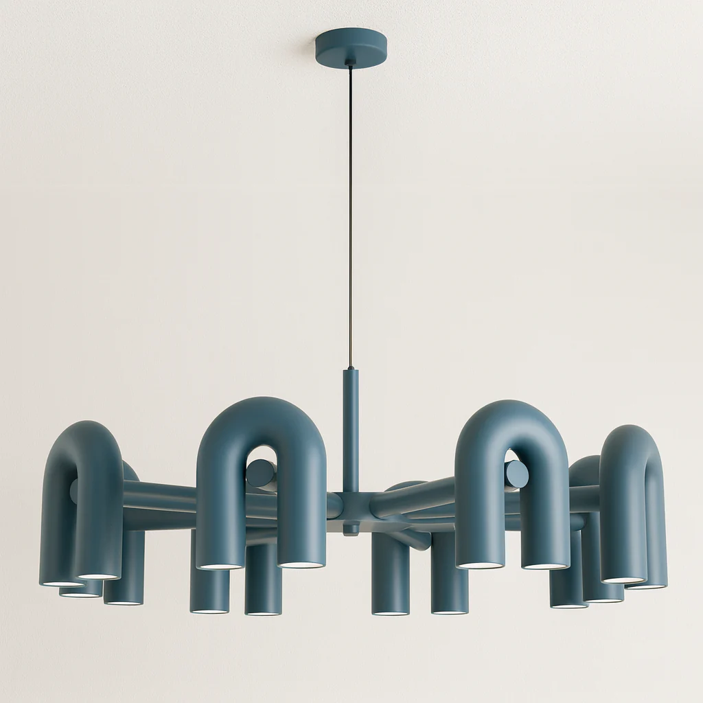 Luminária Pendente Articulado Moderno Minimalista Metal Preto LED Circus - Image 12
