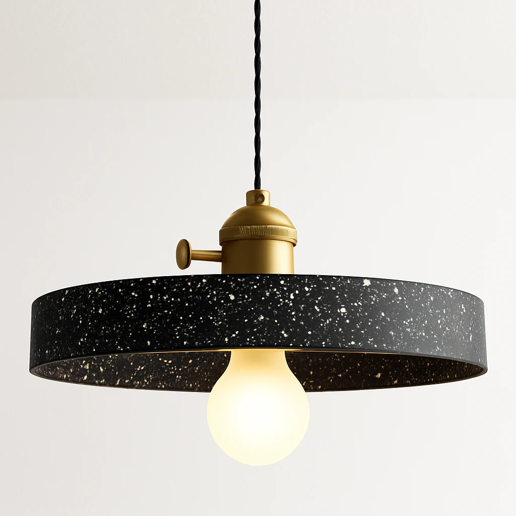 Luminária Pendente Industrial Moderno Granilite Metal Granilite Lumin - Image 10
