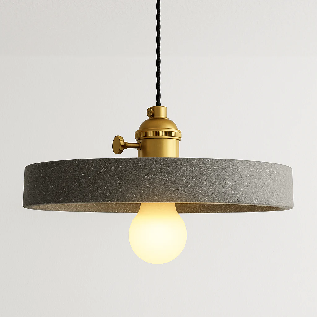 Luminária Pendente Industrial Moderno Granilite Metal Granilite Lumin - Image 11