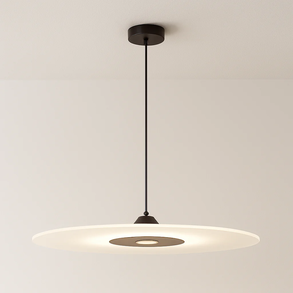 Luminária Pendente Moderno Minimalista Acrílico Metal LED Bontalle