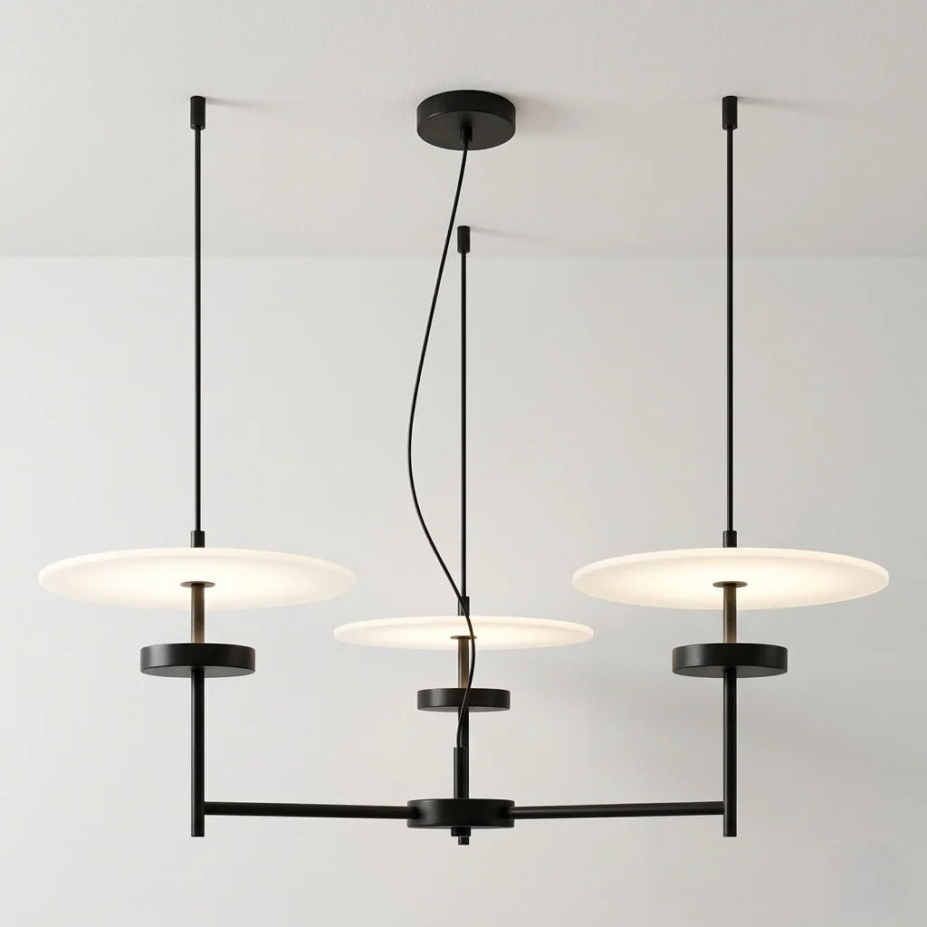 Luminária Pendente Moderna Minimalista LED Alumínio Beloeil