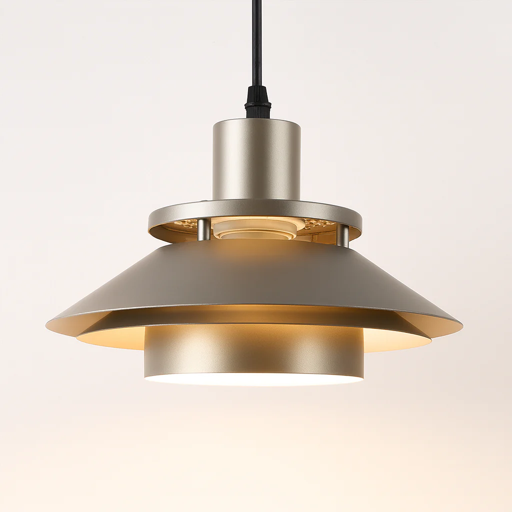 Luminária Pendente Moderno Minimalista Metal Prata LED Arissa - Image 4
