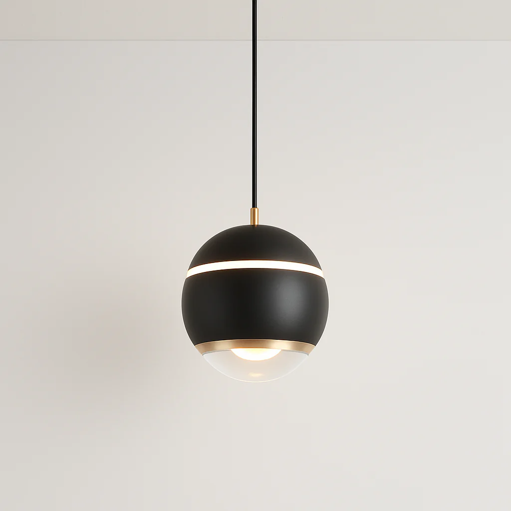 Luminária Pendente Moderno Minimalista Metal Globo LED Nea