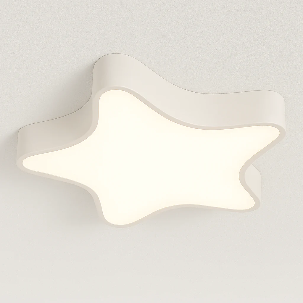 Luminária de Teto Plafon Sobrepor Geométrico Infantil Minimalista Metal LED Staryu - Image 2