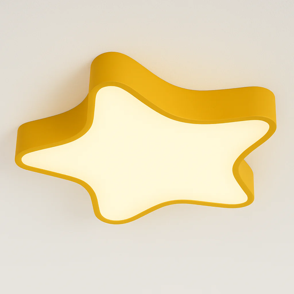 Luminária de Teto Plafon Sobrepor Geométrico Infantil Minimalista Metal LED Staryu - Image 5