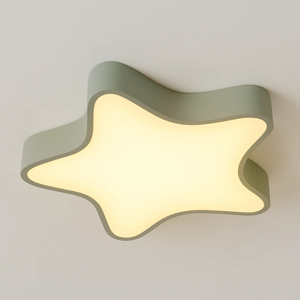 Luminária de Teto Plafon Sobrepor Geométrico Infantil Minimalista Metal LED Staryu - Image 6