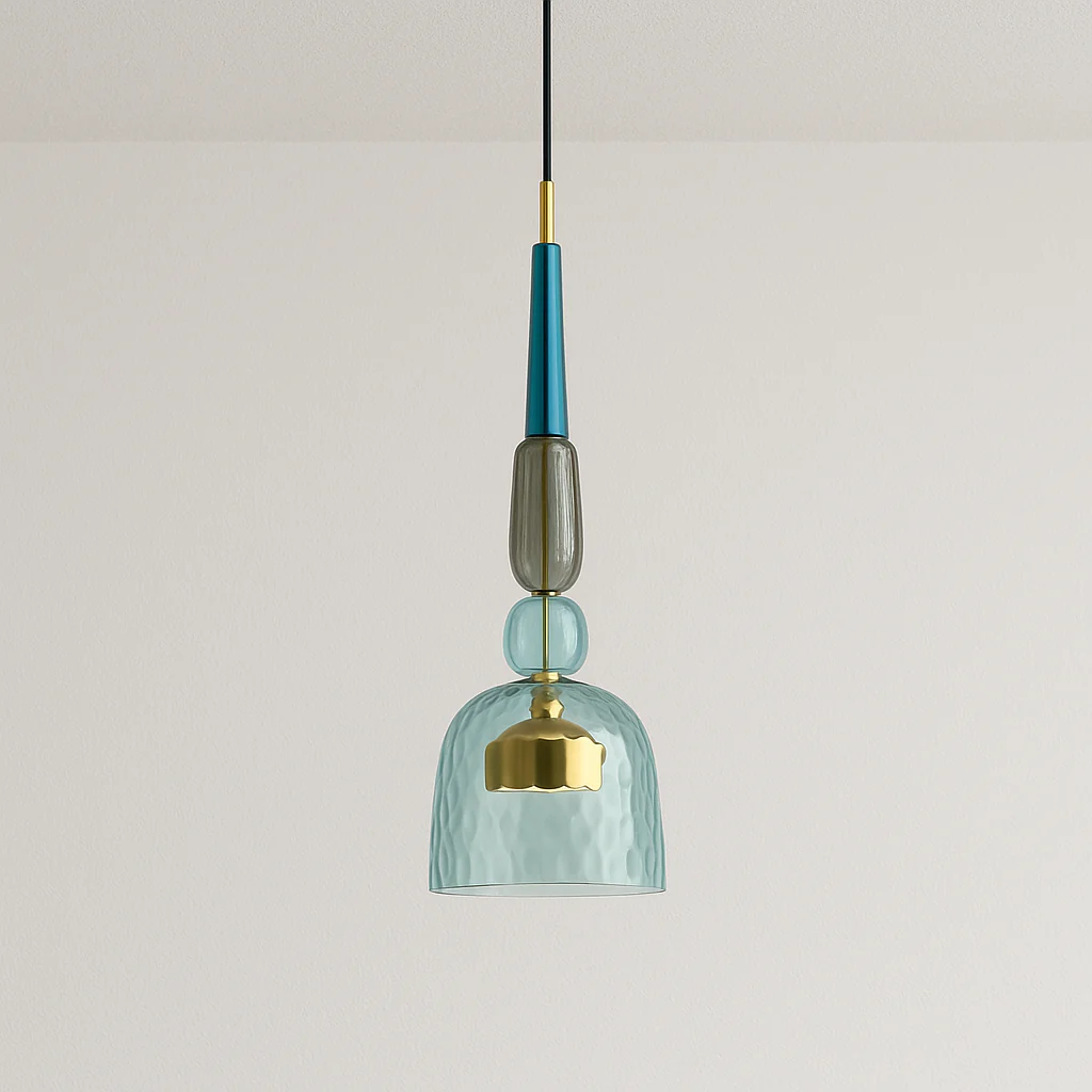 Luminária Pendente Moderno Minimalista Vidro Metal LED Lumière