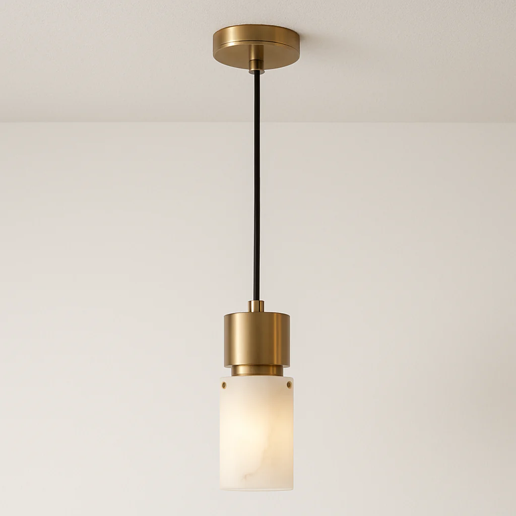 Luminária Pendente Moderno Minimalista Mármore Metal Azzan - Image 2