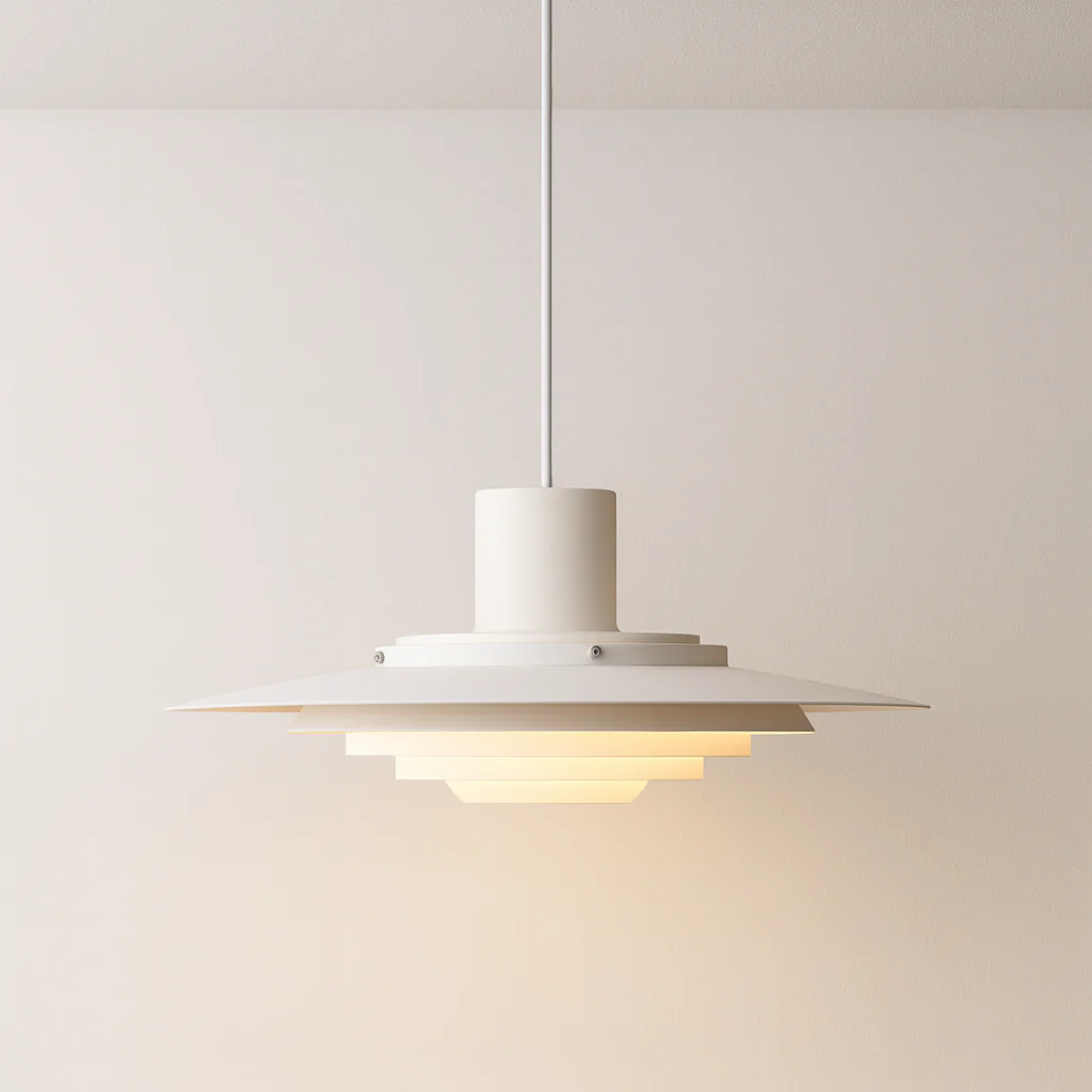 Luminária Pendente Moderno Minimalista Metal Prata LED Coute - Image 2