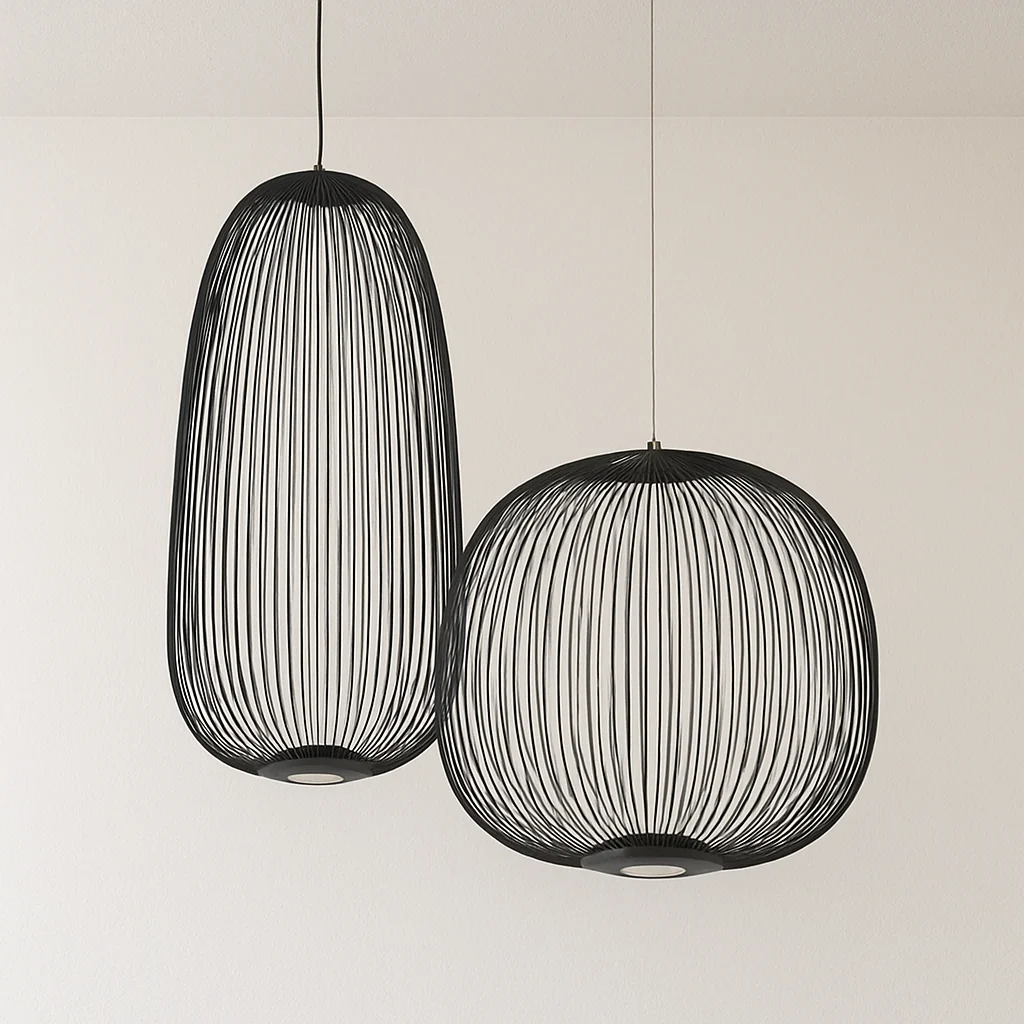 Luminária Pendente Moderno Minimalista Metal LED Aral
