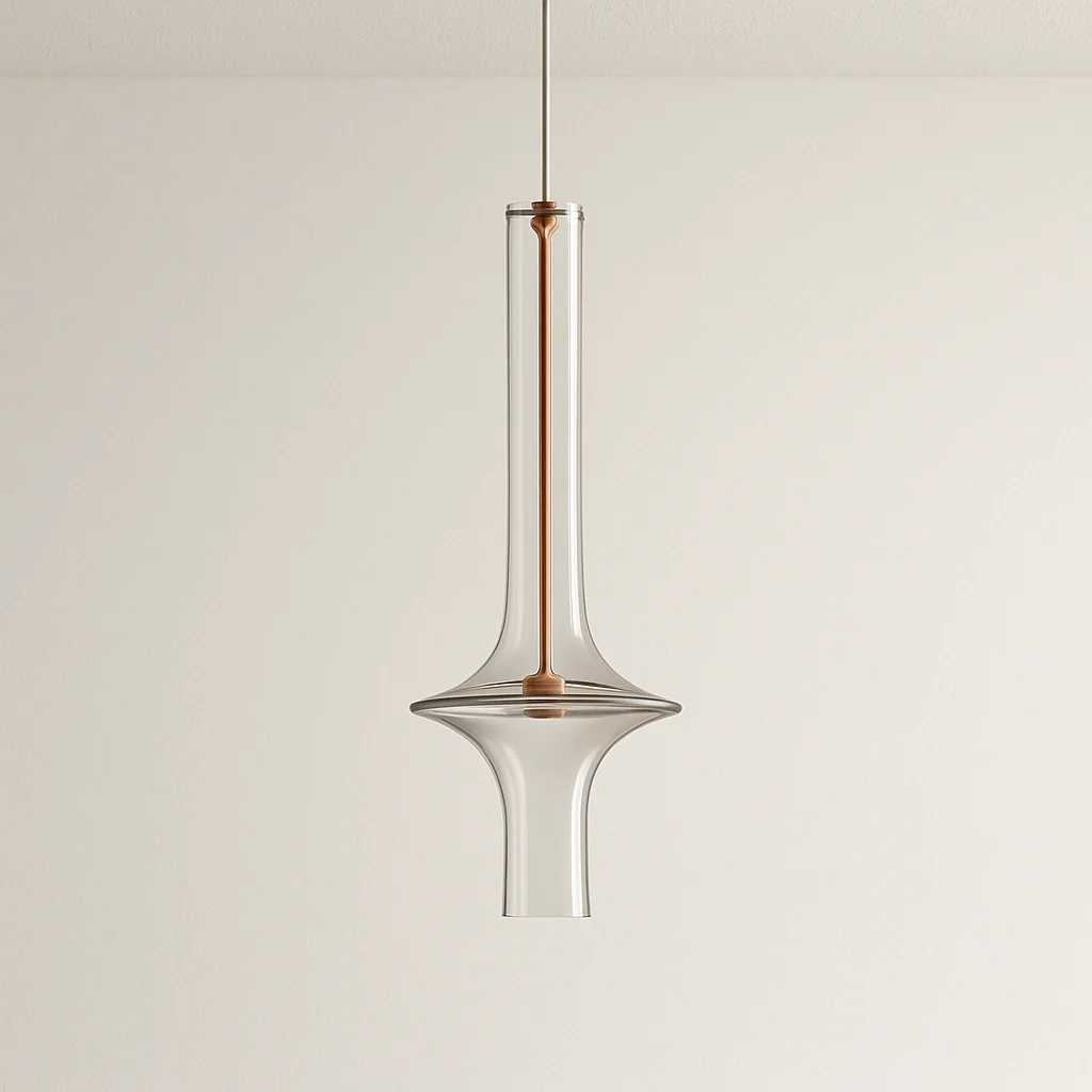 Luminária Pendente Moderno Minimalista Vidro Metal Neat - Image 3