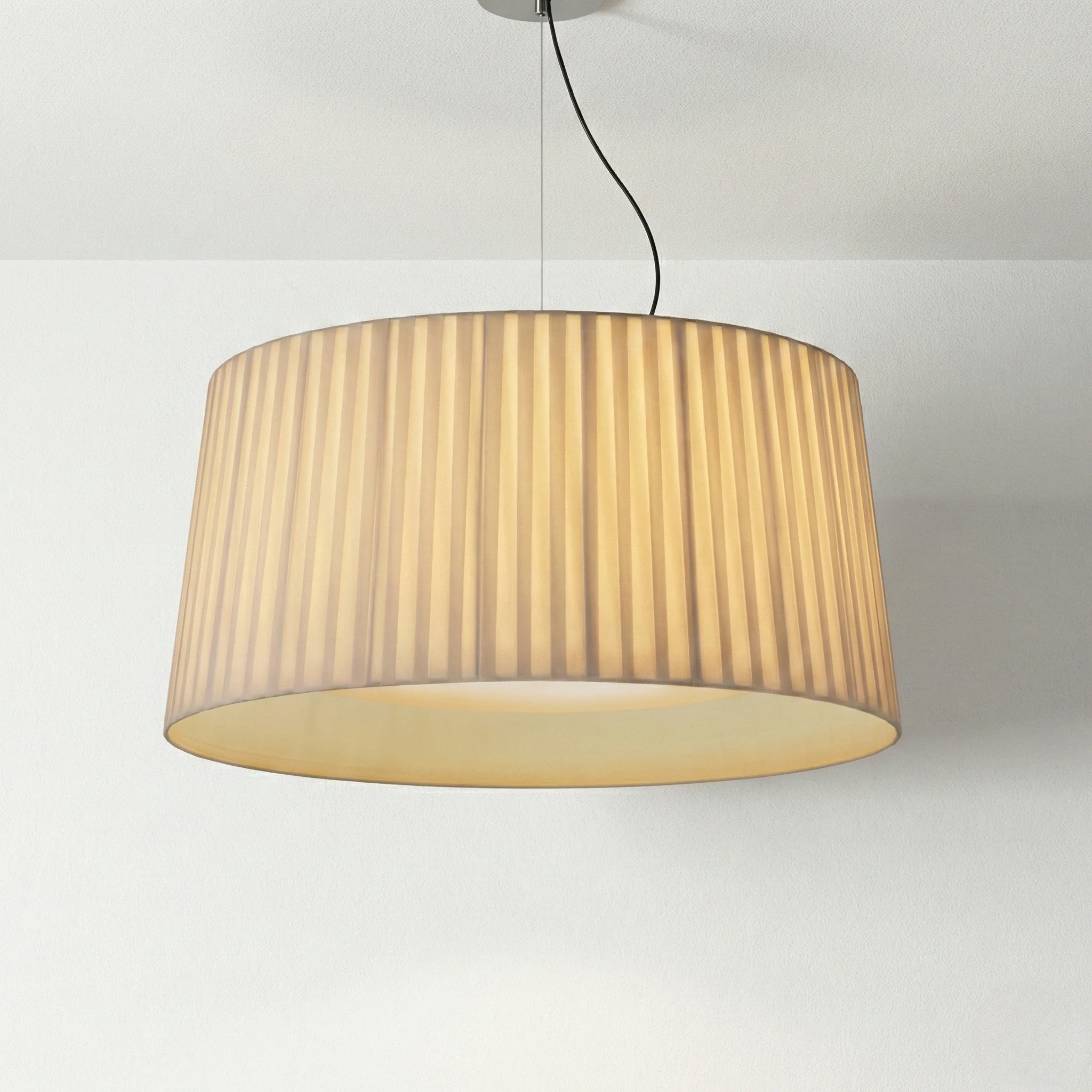 Luminária Pendente Moderna Minimalista Tecido Dudince - Image 2