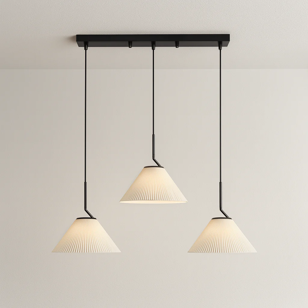 Luminária Pendente Moderno Minimalista Tecido Metal Nimbus - Image 3