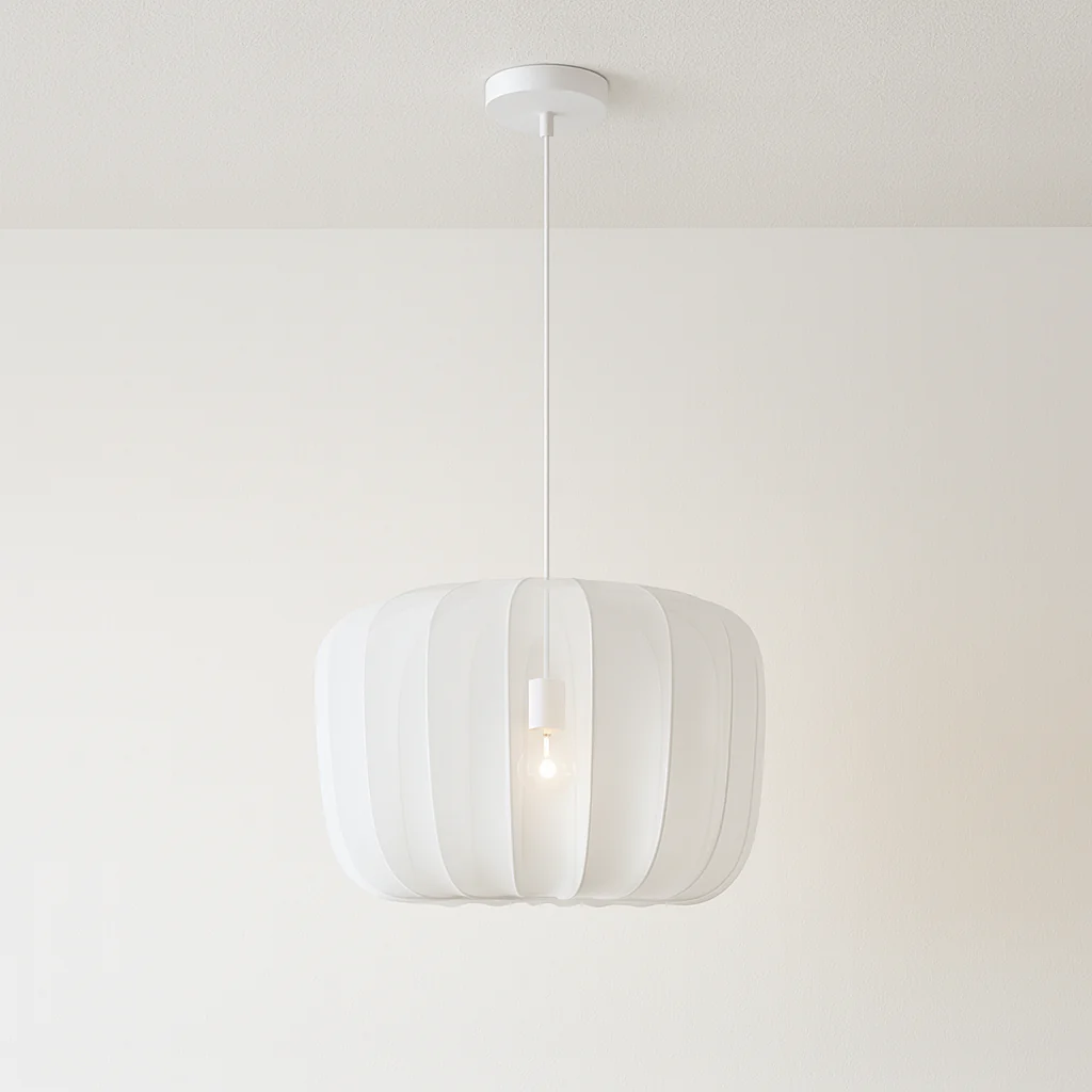 Luminária Pendente Moderno Minimalista Tecido Metal Marrom Morgaro - Image 2