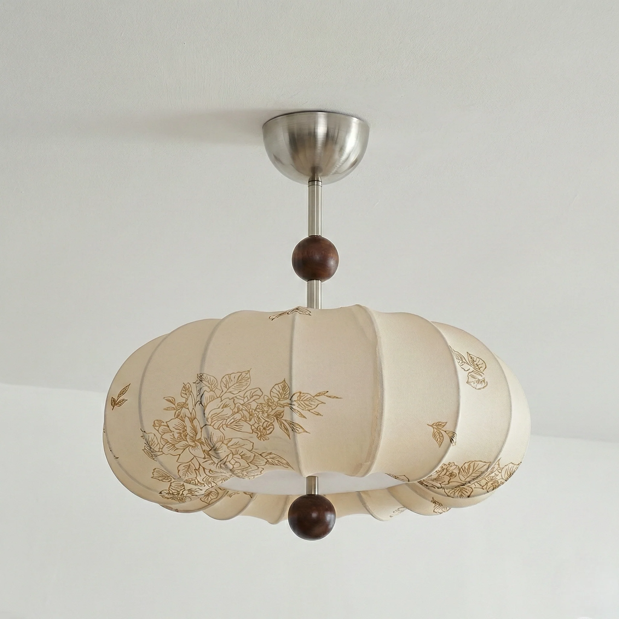 Luminária Pendente Moderna Minimalista Tecido Retrô Pecos