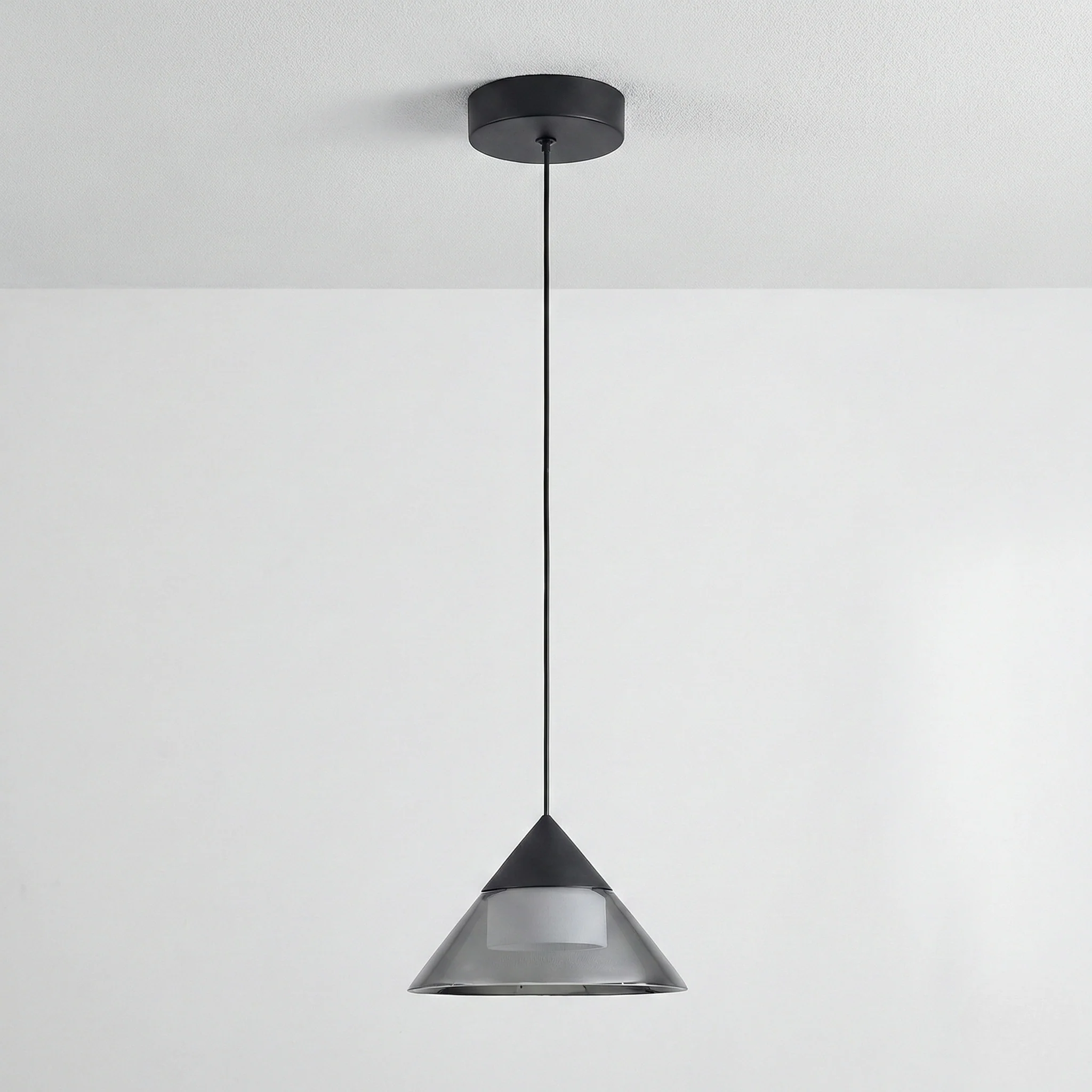 Luminária Pendente Moderna Minimalista Vidro Castle