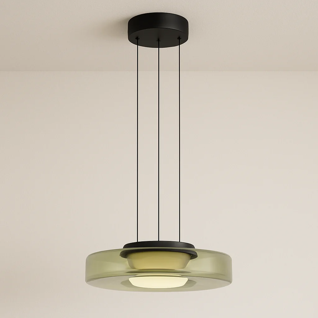 Luminária Pendente Moderno Minimalista Vidro Metal LED Clove