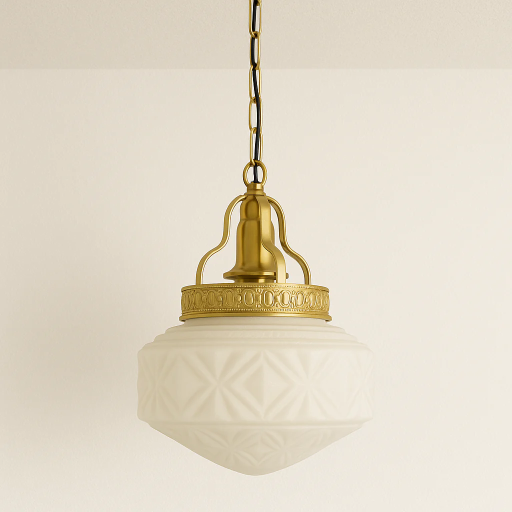 Luminária Pendente Clássico Retrô Vintage Vidro Metal Globo Alet