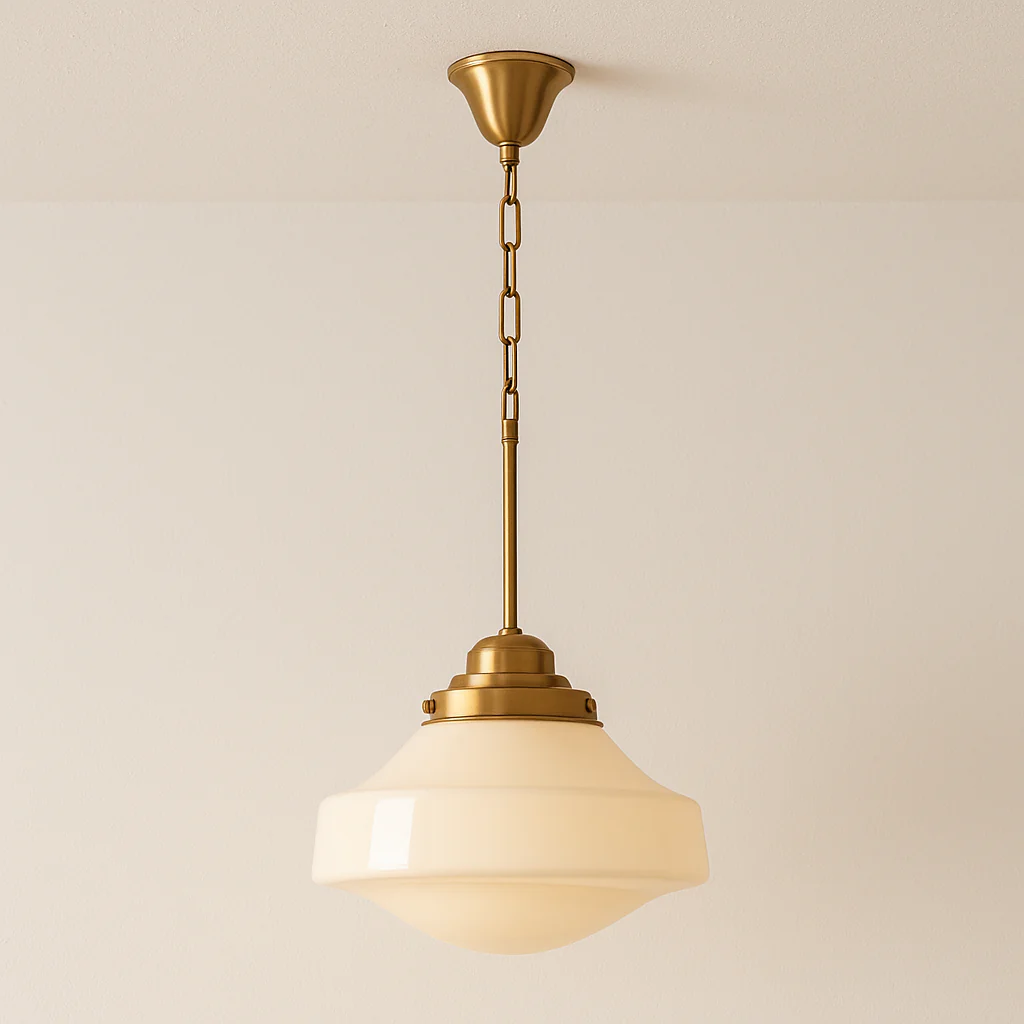 Luminária Pendente Retrô Vintage Vidro Metal Rigee - Image 2