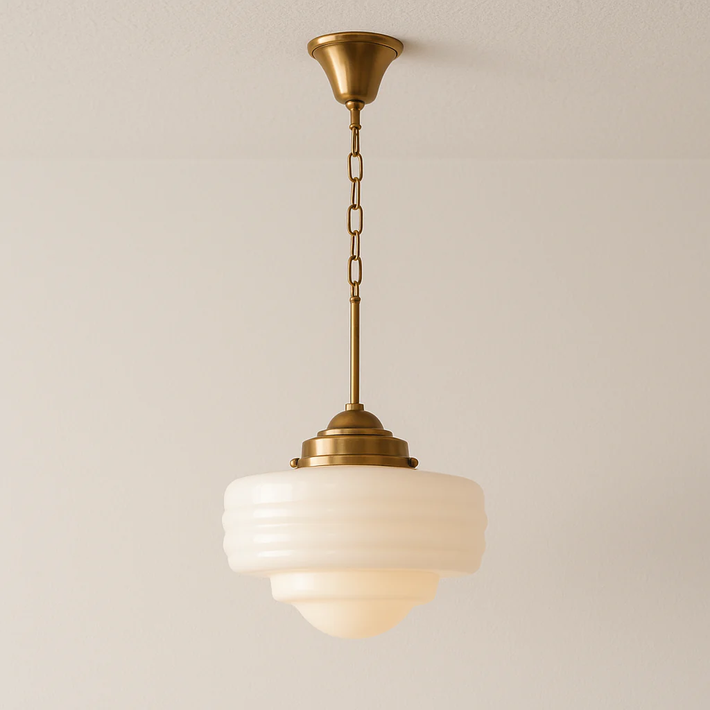 Luminária Pendente Retrô Vintage Vidro Metal Rigee - Image 4