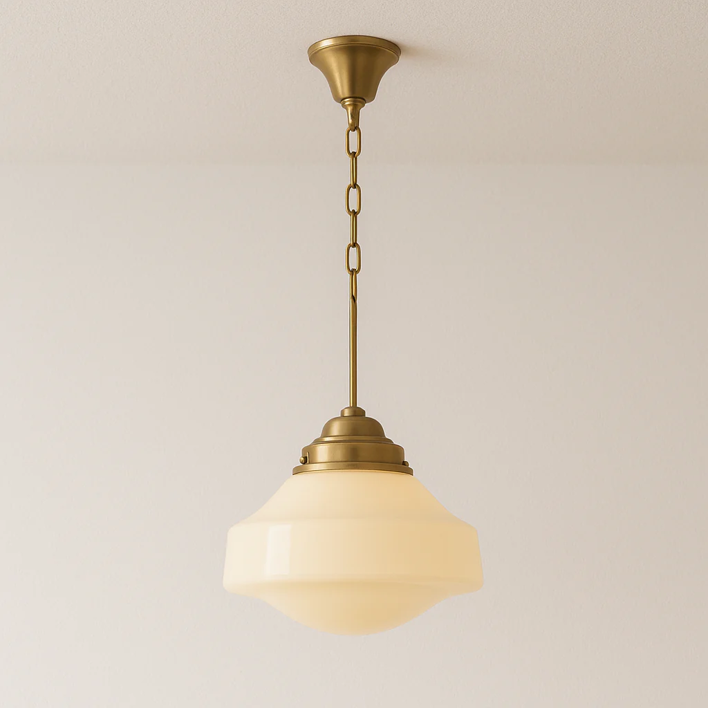 Luminária Pendente Retrô Vintage Vidro Metal Rigee - Image 5
