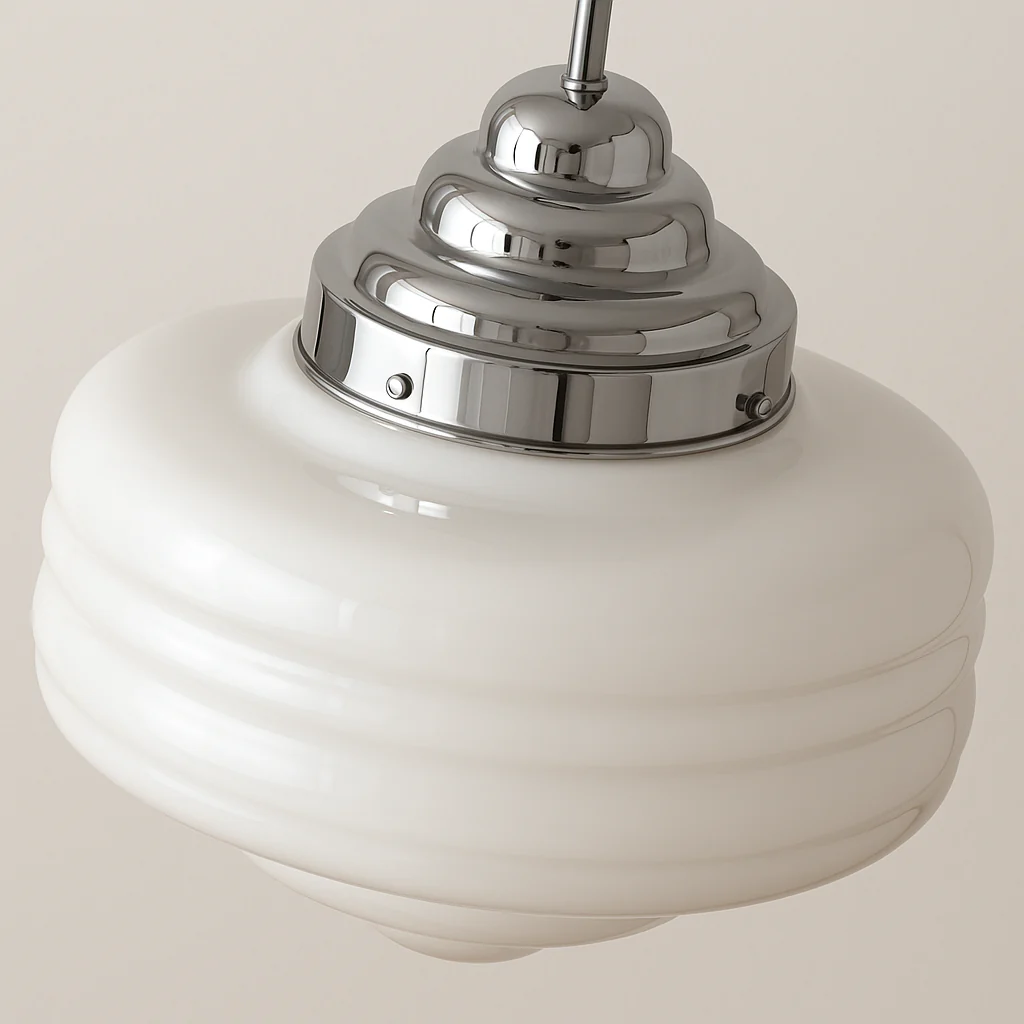 Luminária Pendente Retrô Vintage Vidro Metal Rigee - Image 7