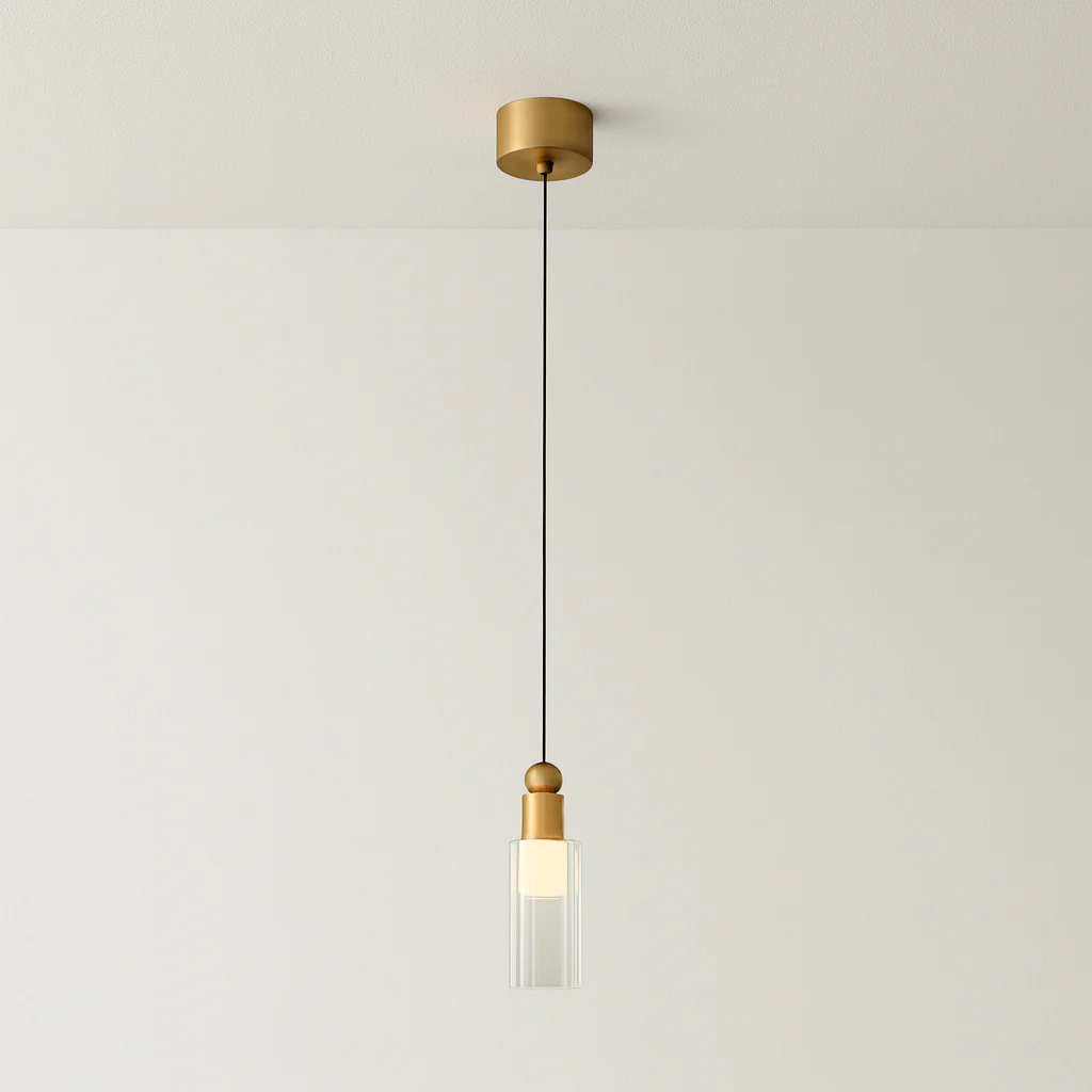 Luminária Pendente Moderno Minimalista Vidro Metal LED Trama - Image 2