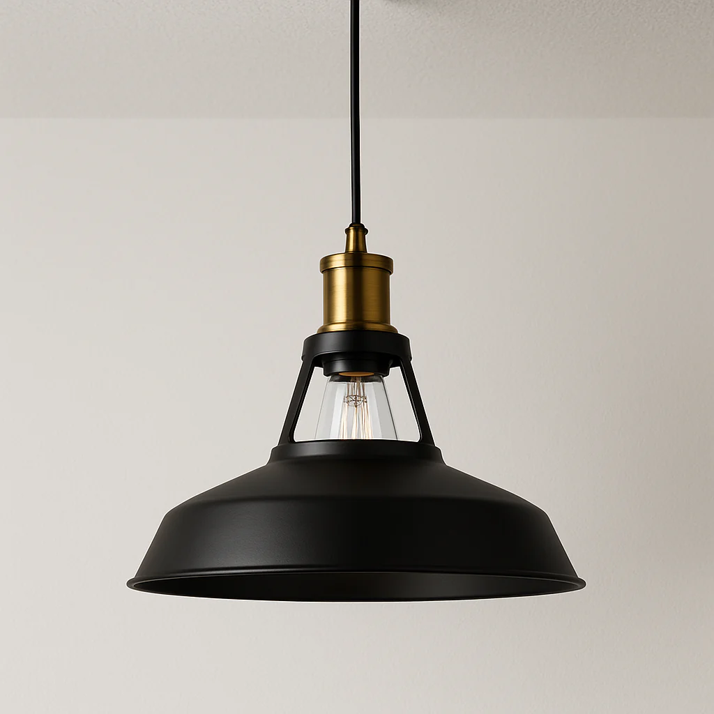 Luminária Pendente Industrial Retrô Vintage Metal Decko