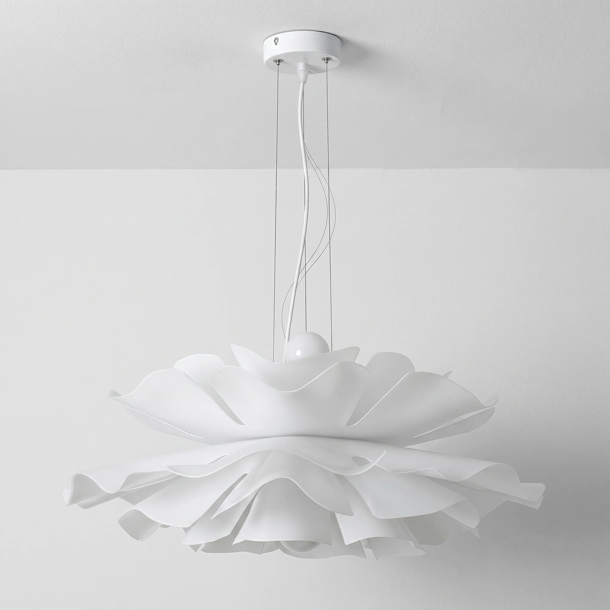 Luminária Pendente Moderno Minimalista Acrílico Lótus