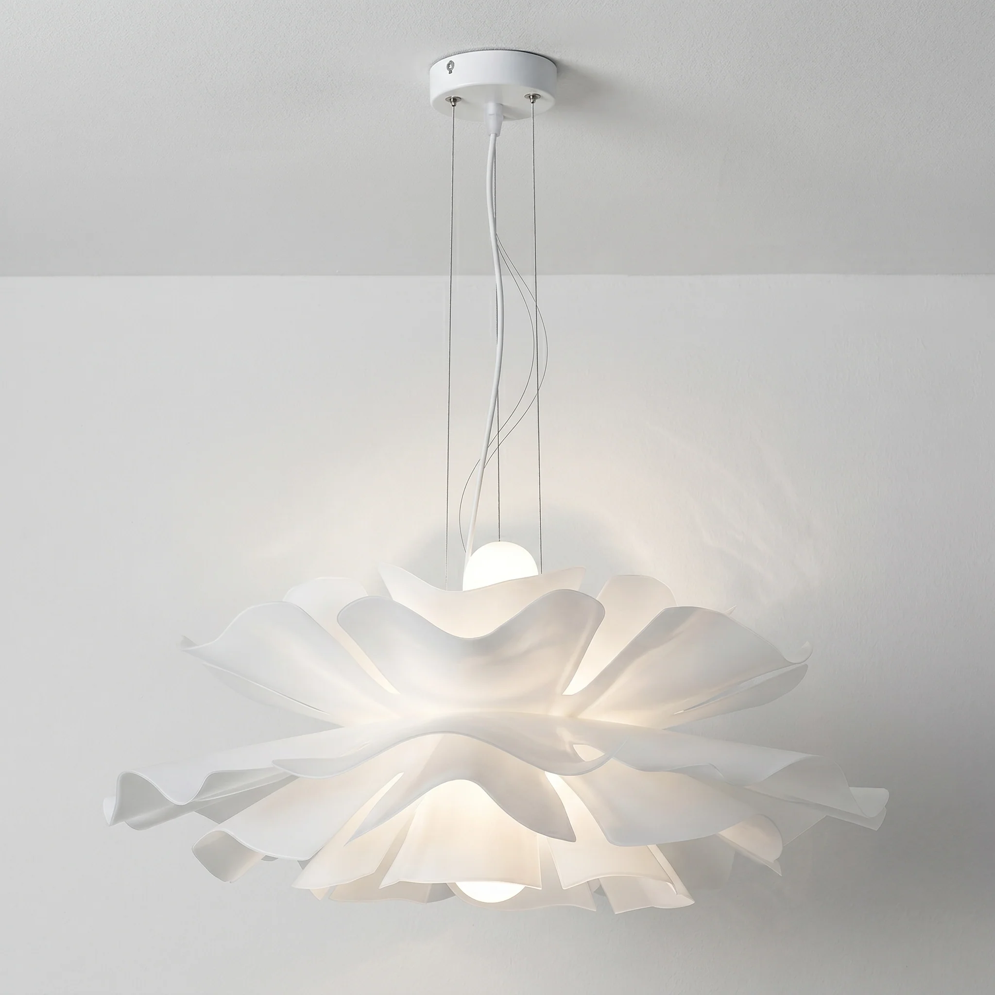 Luminária Pendente Moderno Minimalista Acrílico Lótus - Image 2