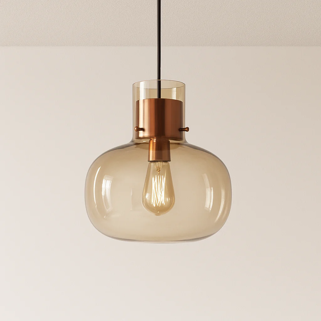 Luminária Pendente Moderno Minimalista Vidro Madeira Bottle - Image 6