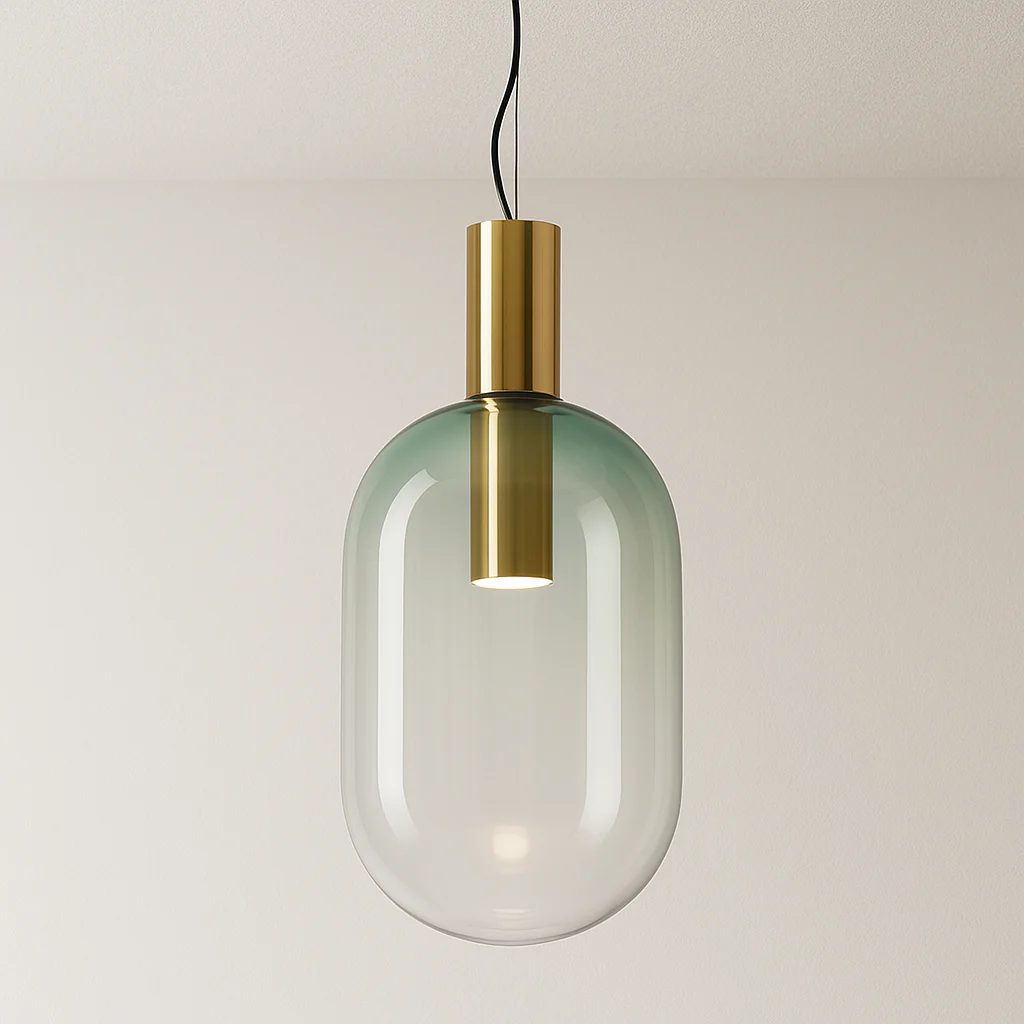 Luminária Pendente Moderno Minimalista Vidro Metal LED Iza - Image 2